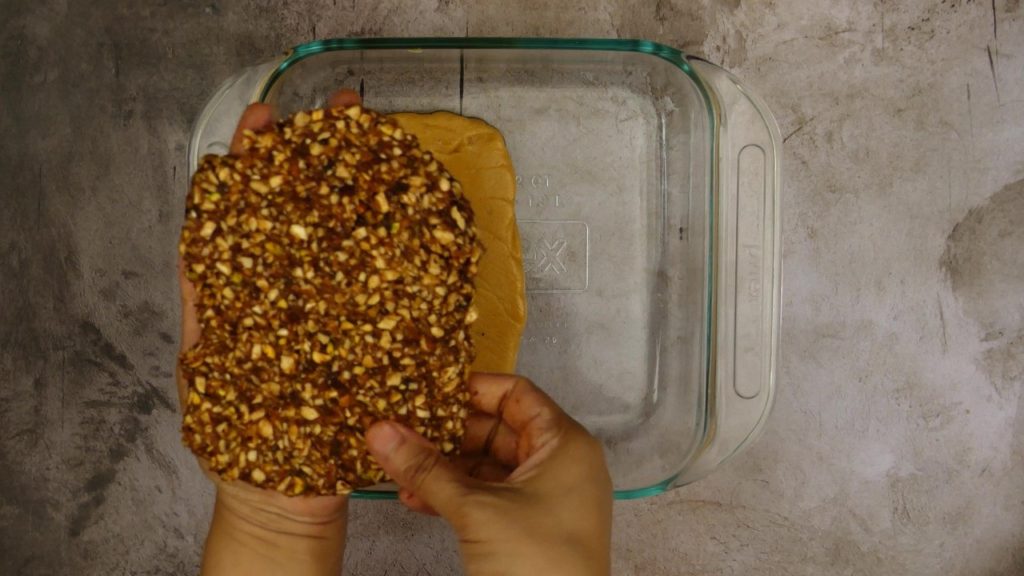 Mawa Dry Fruits Sandwich Burfi  