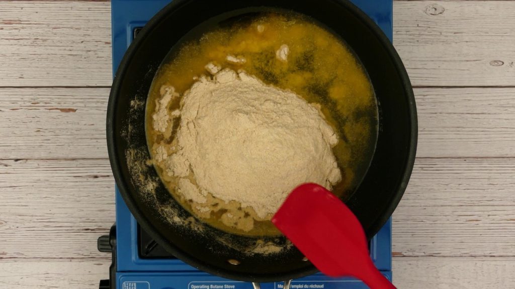 rajgira halwa - flour